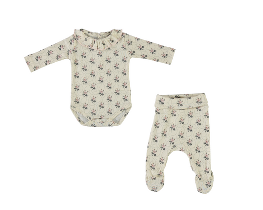 Colette Onesie and Legging Set - Edelweiss