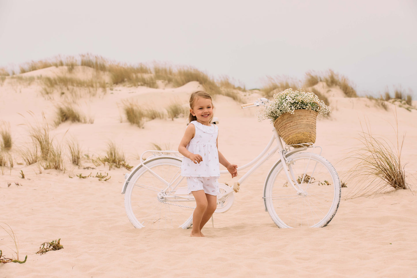 Delicate Flower Shorts Set