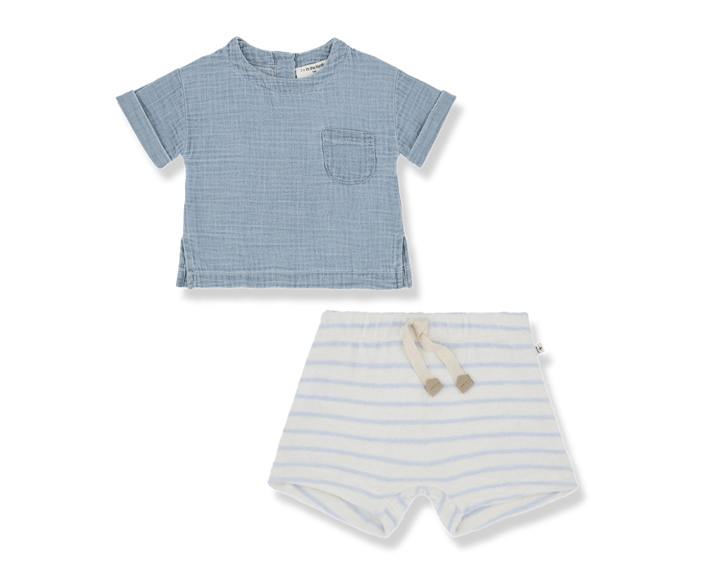 Dimitri Shorts - Misty Blue