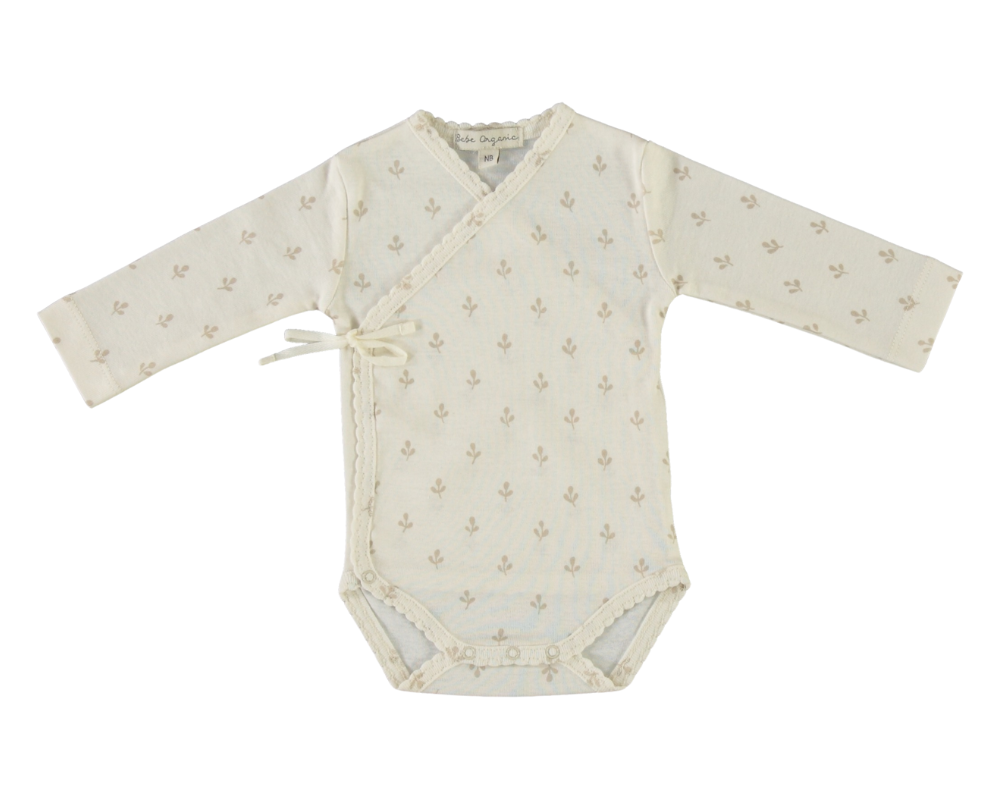 Lou Wrap Onesie and Legging Set - Moonstone