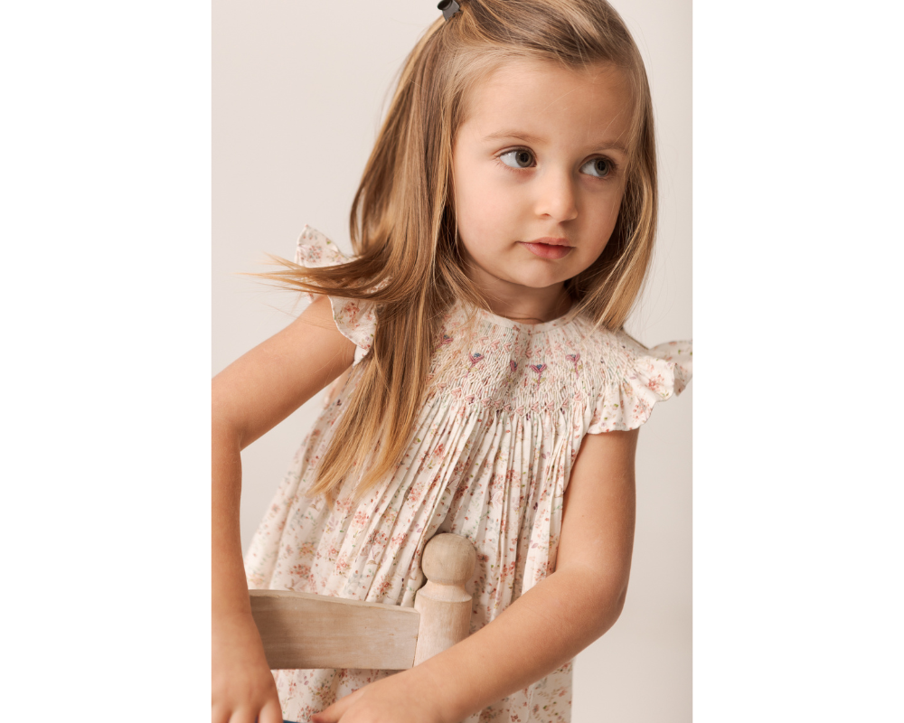 Mini Aletas Dress with Bloomers, Romantic Rosa