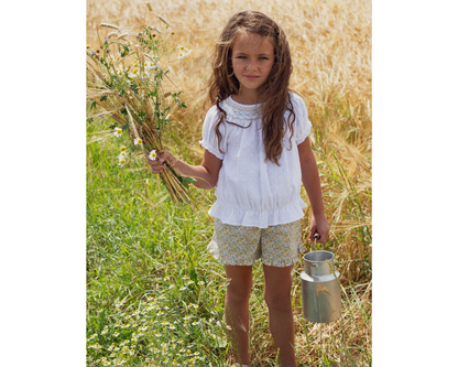 Liberty Betsy Ann Lemon Shorts Set