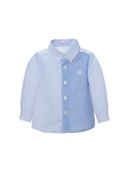 Duo Tone Blue Poplin Button Down