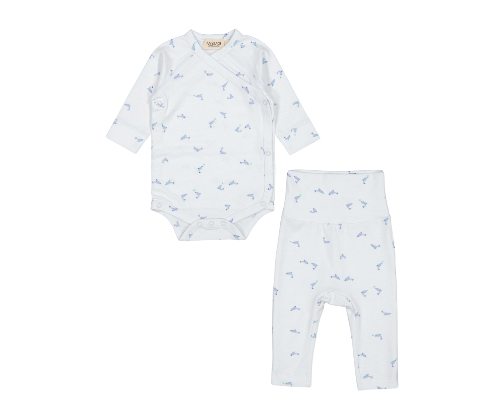 Newborn Onesie Set - Dolphin