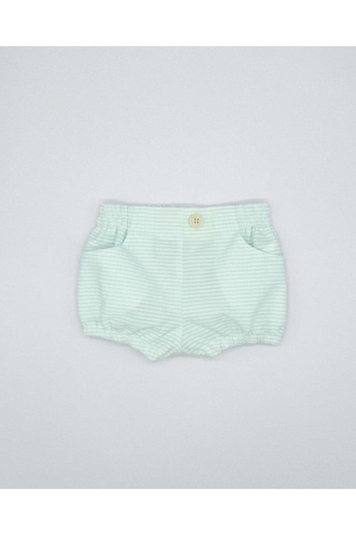 Striped Blue Bloomer Shorts