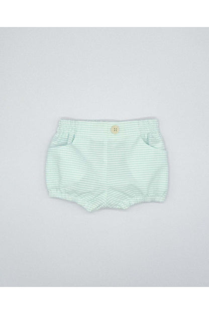 Striped Blue Bloomer Shorts