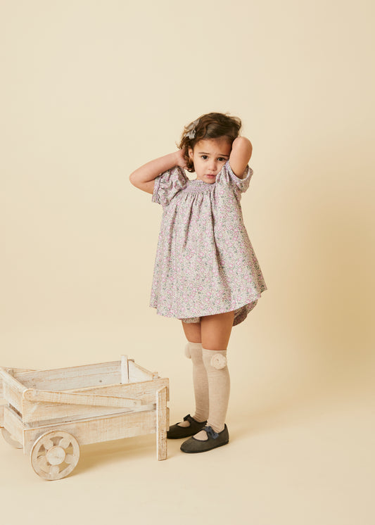 Violeta Handsmocked Bishop Dress