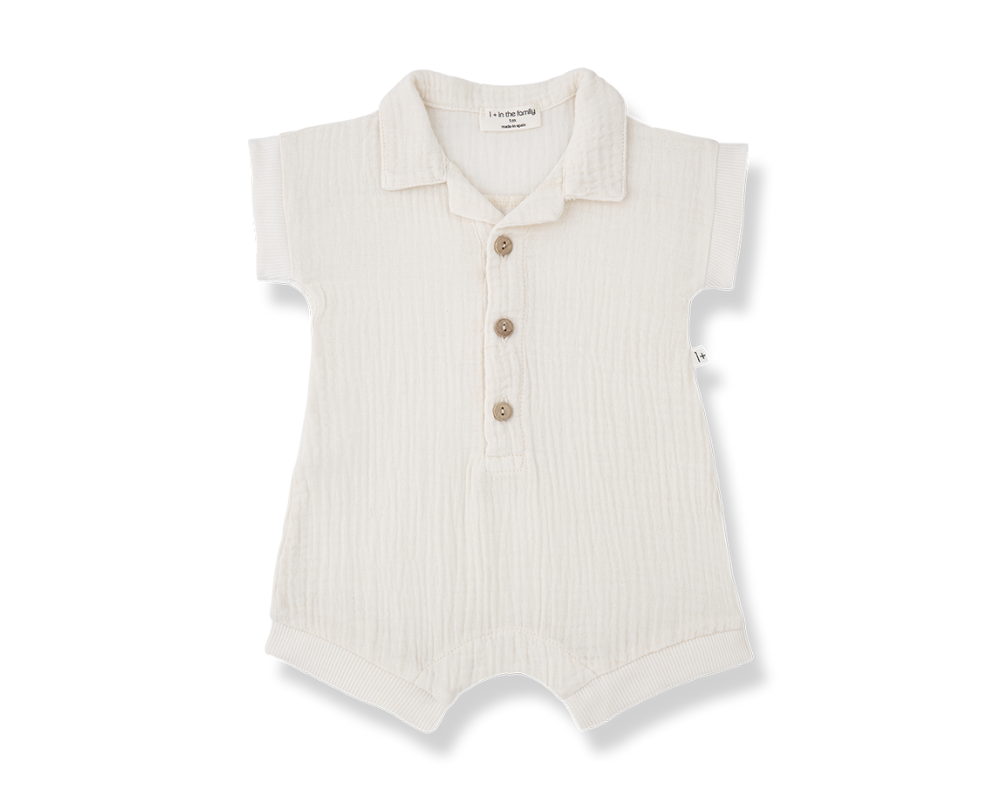 Vittorio Romper - Ecru