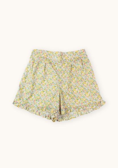 Liberty Betsy Ann Lemon Shorts Set