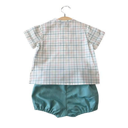 Checkered Shorts Set