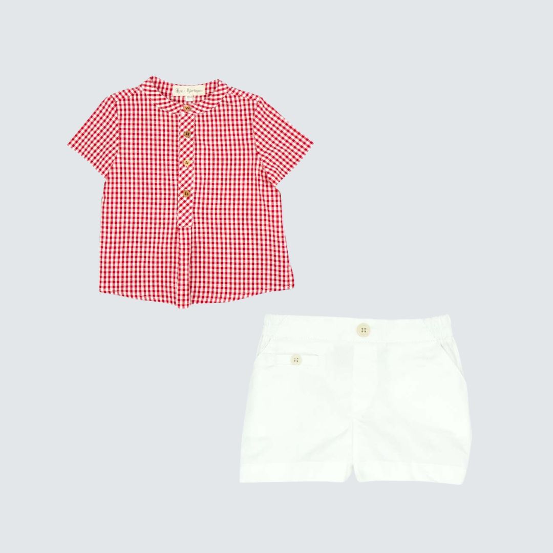 Red Checkered Set