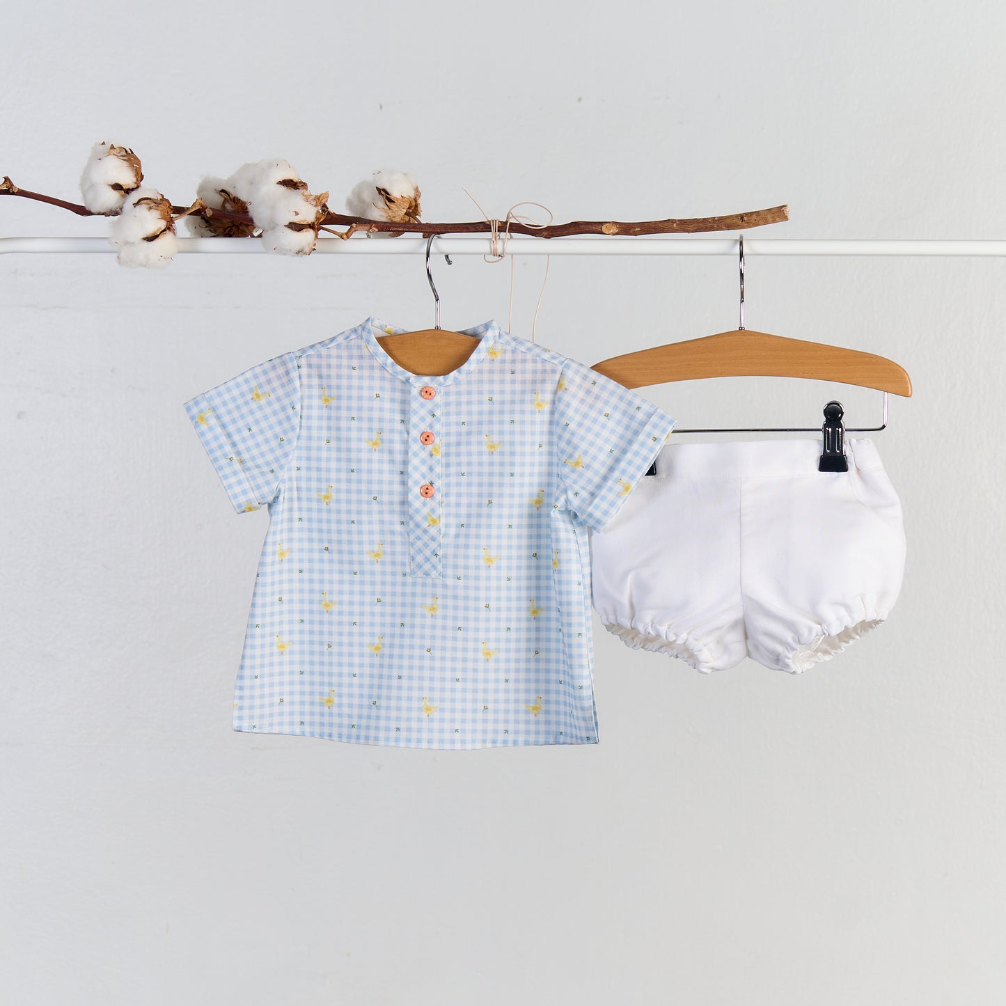 Patitos Shorts Set