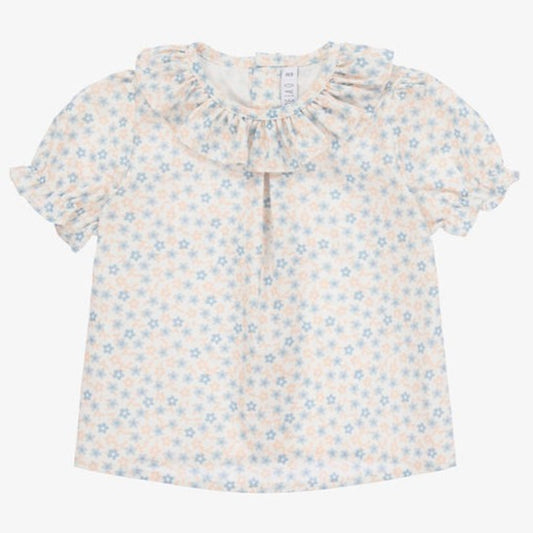 Ruffle Floral Blouse