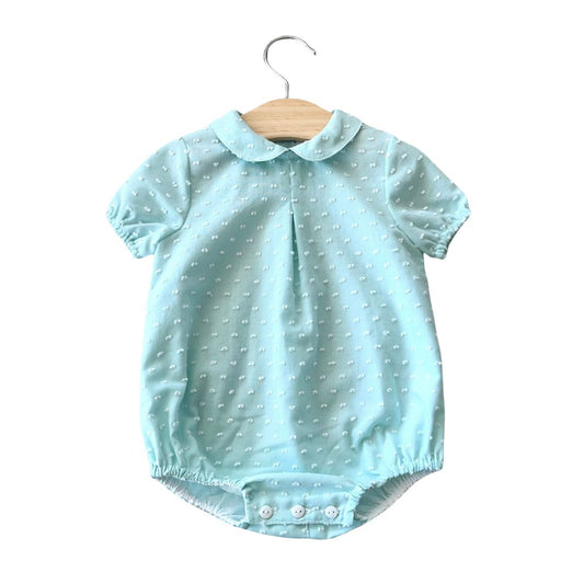 Blue Dot Romper