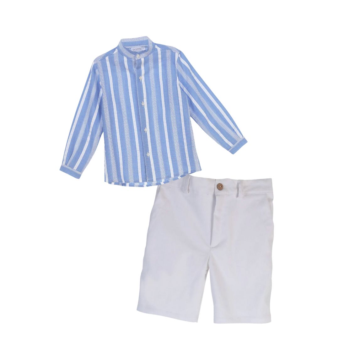 Pekin Striped Shorts Set