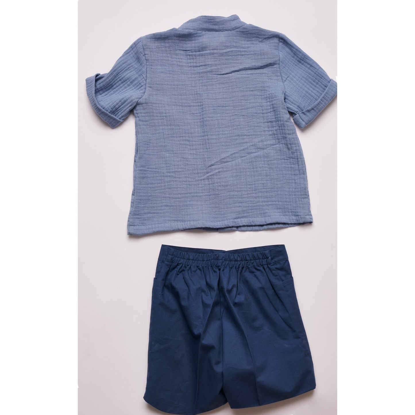 Blue Shorts Set