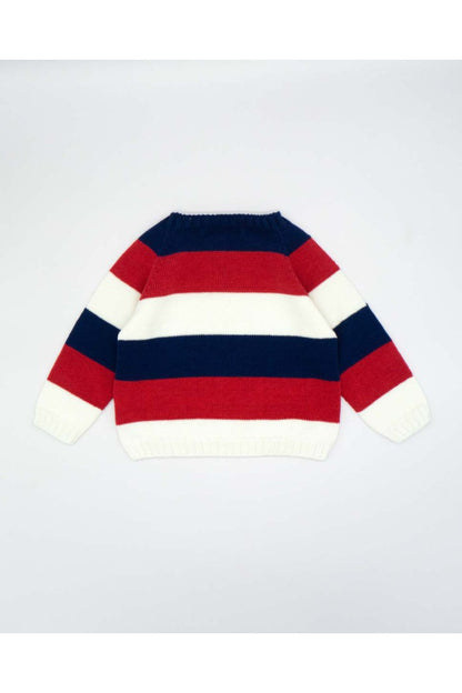 Red White and Blue Striped Sweater