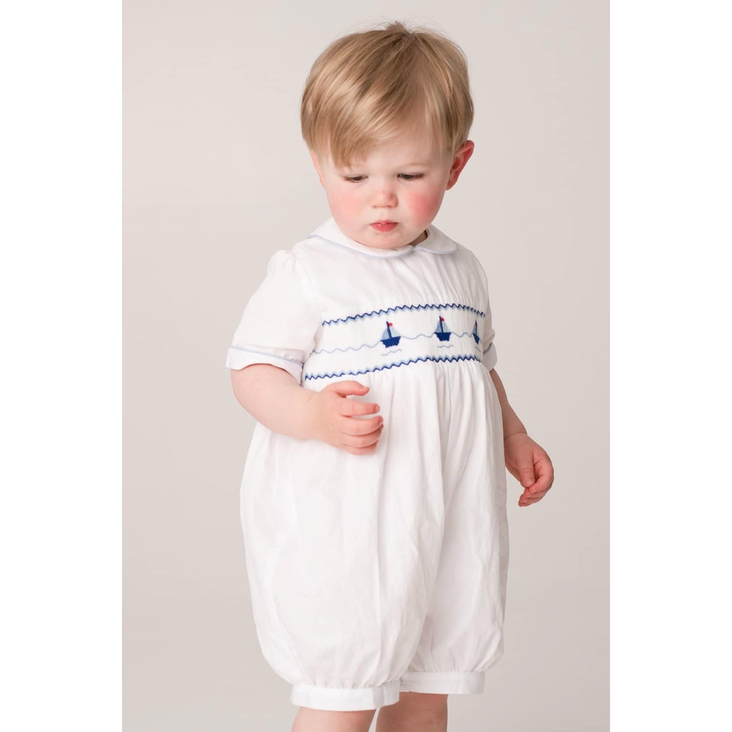 George Smocked Romper