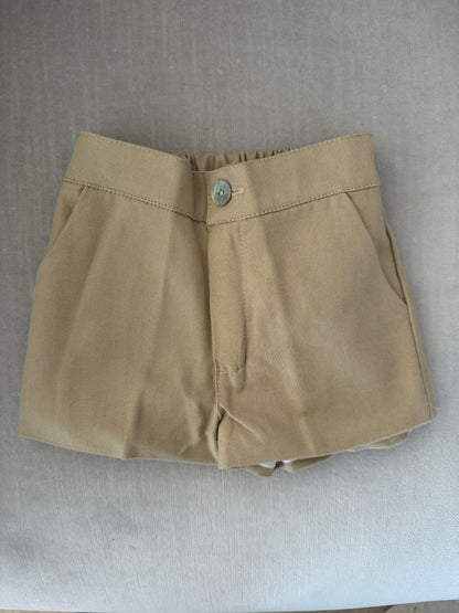 Tan Boys Shorts