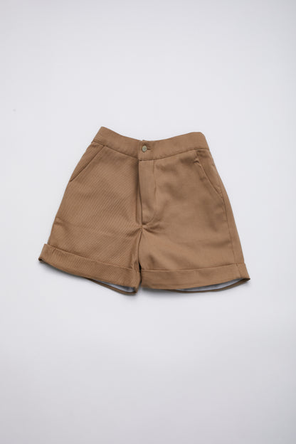 Tan Boys Shorts