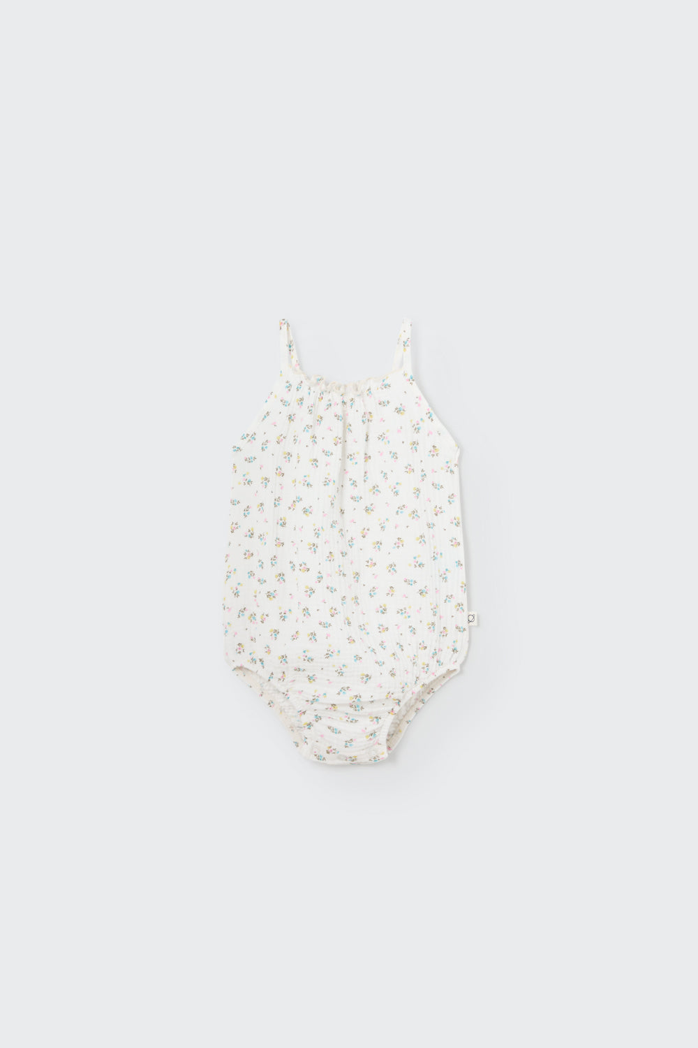 Floral Gauze Baby Romper