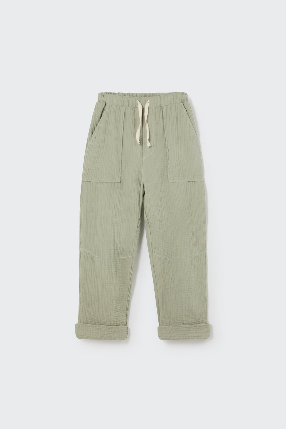 Soft Gauze Pants - Frosty Green