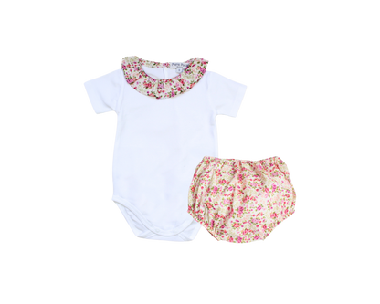 Liberty Lizzy Rose Magenta Bloomer Set