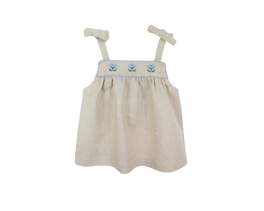 Adelie Top - Linen Natural