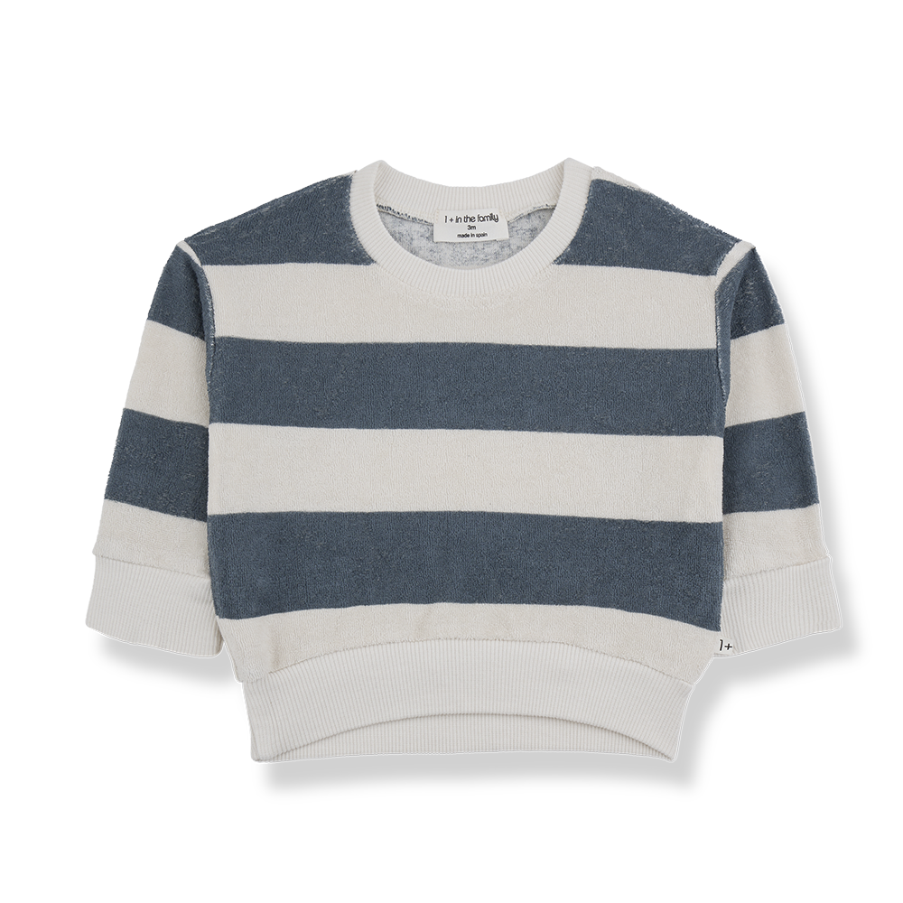 Stefano Terry Sweater - Petroleum