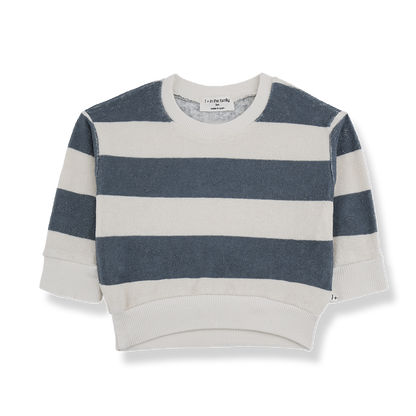 Stefano Terry Sweater - Petroleum