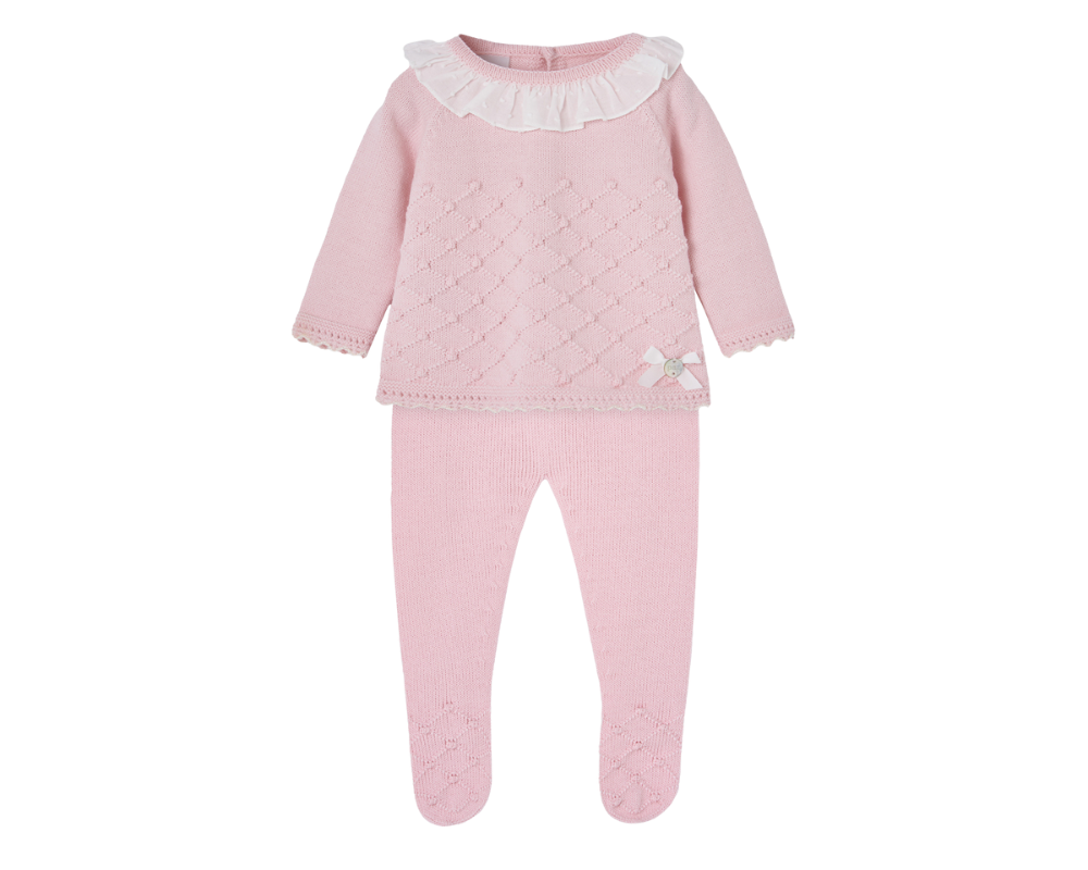 Pink Knit Set "Glacier"