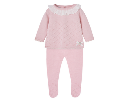 Pink Knit Set "Glacier"