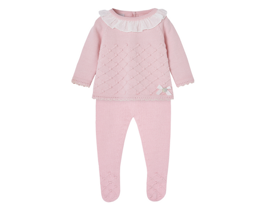 Pink Knit Set "Glacier"