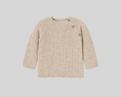 Beige Knit Sweater Set "Balloo"