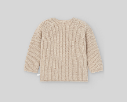 Beige Knit Sweater Set "Balloo"