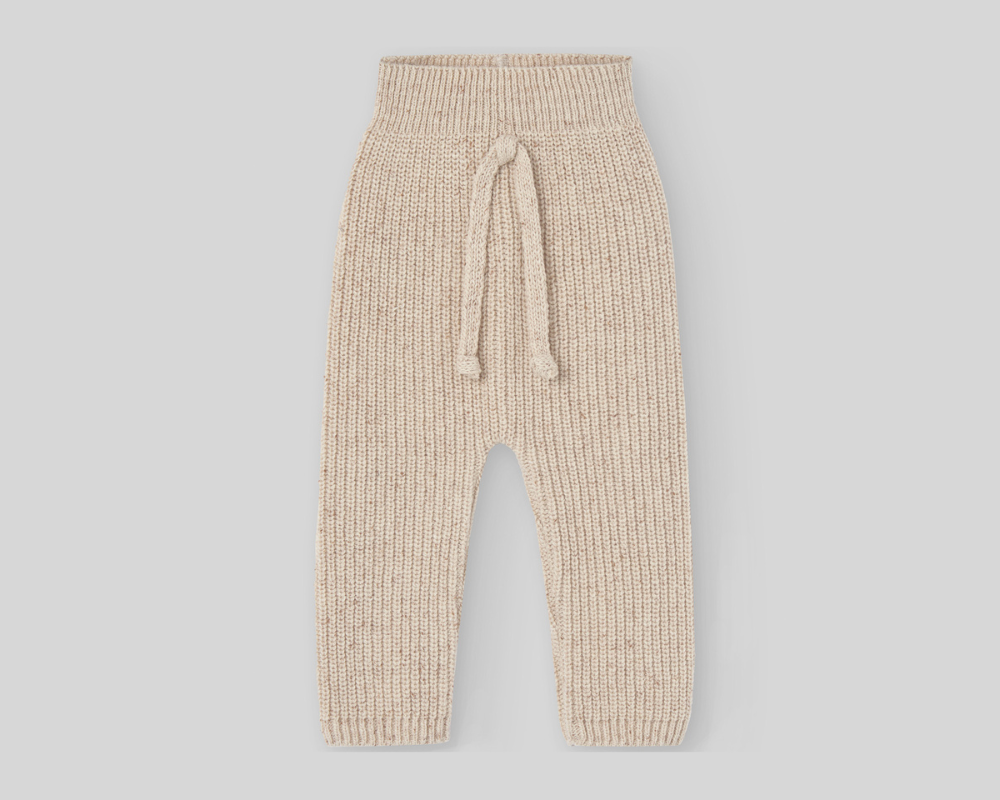 Beige Knit Sweater Set "Balloo"