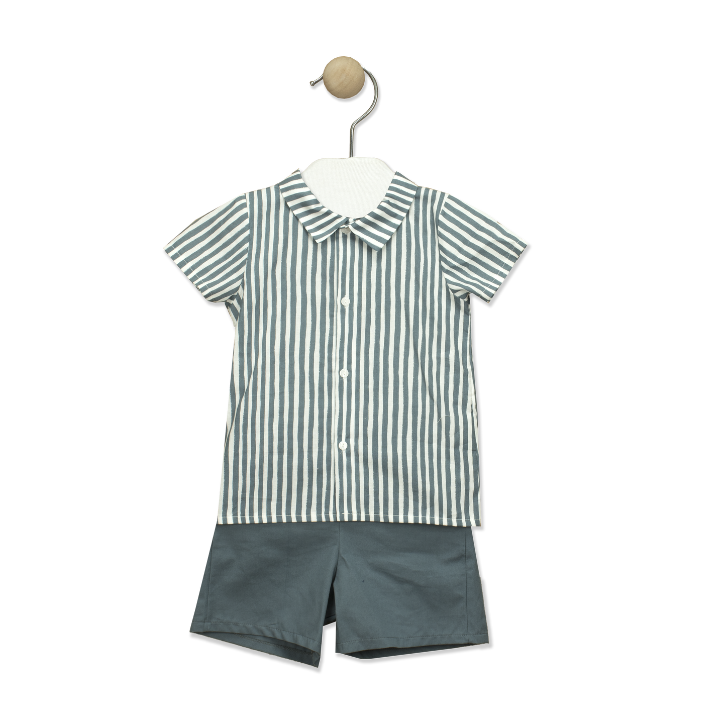 Baby Boy Striped Shorts Set