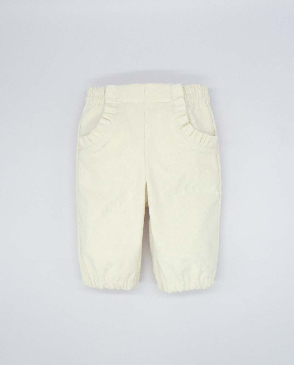 White Corduroy Pants