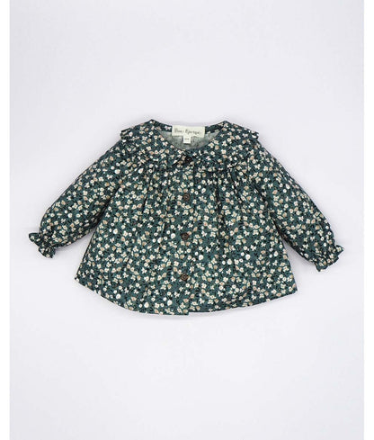 Floral Buttoned Blouse