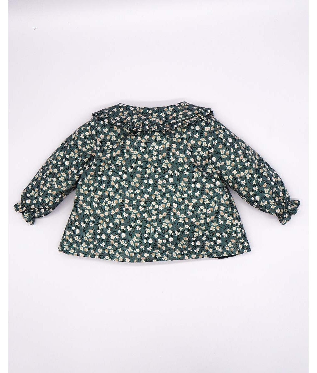 Floral Buttoned Blouse