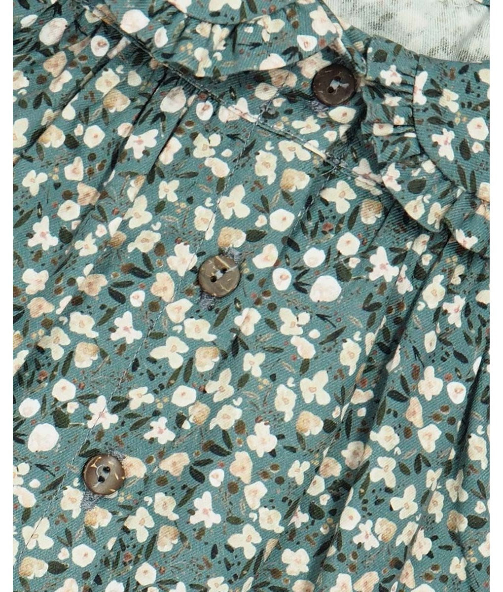 Floral Buttoned Blouse