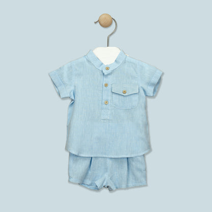 Baby Boy Blue Shorts Set